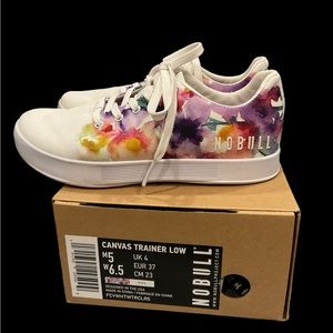 No Bull Canvas Floral Trainer Low